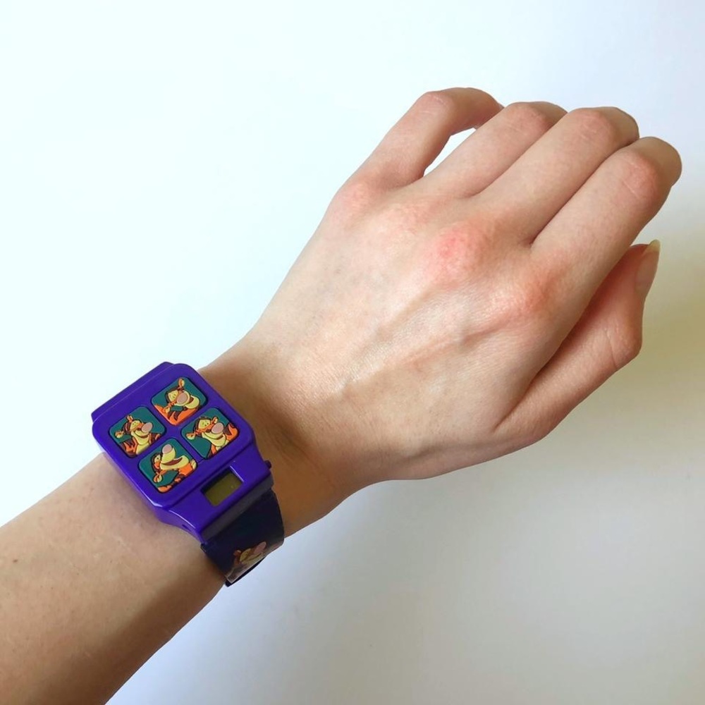 Vintage Y2k Disney Tigger Noisemaker Bracelet / Watch Gem